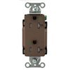 Hubbell Wiring Device-Kellems Commercial Specification Grade Style Line Decorator Duplex Receptacles DR20WRTR